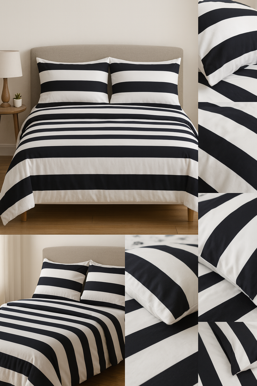 Urban Black-White Stripe